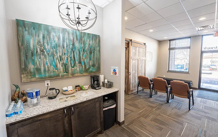 Front desk and check-in area at MWI Health IOP clinic in Sioux Falls, SD