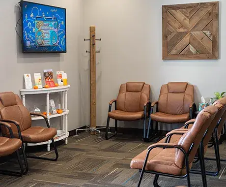 Interior of the MWI Health behavioral health and psychiatry clinic in downtown Sioux Falls, SD