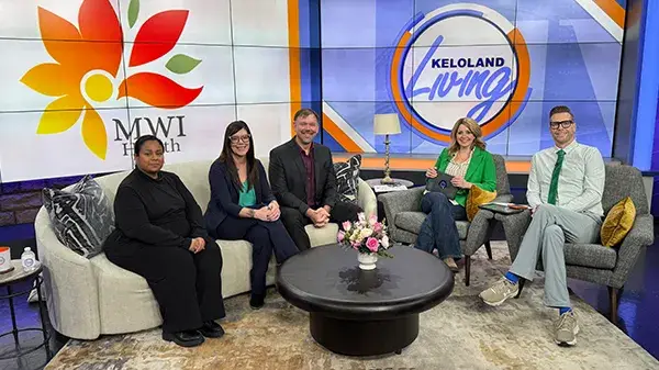 KELOLAND Living segment featuring MWI Health on the message that it's okay not to be okay